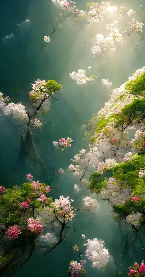 绿意盎然